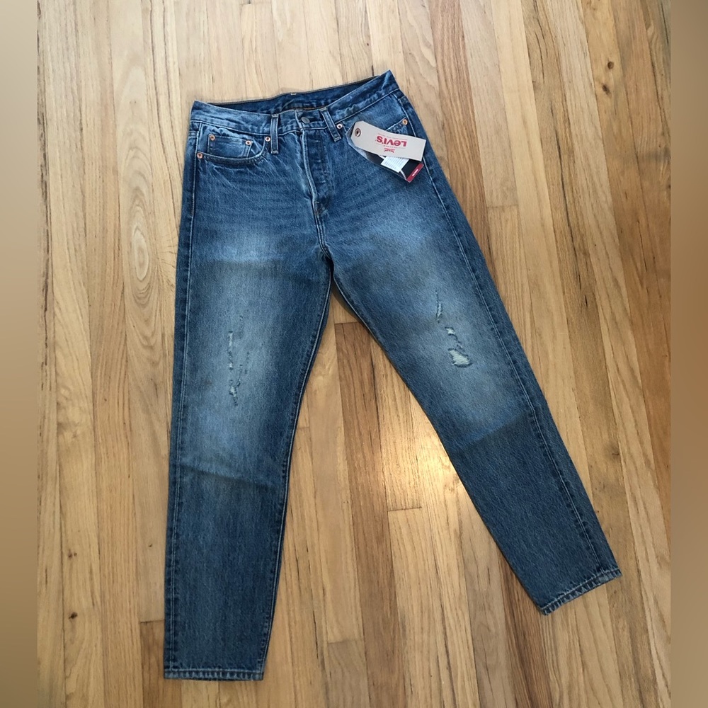 Levis Wedgie Fit Selvedge denim